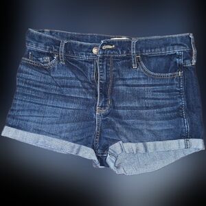 Hollister Blue Denim Women's Shorts